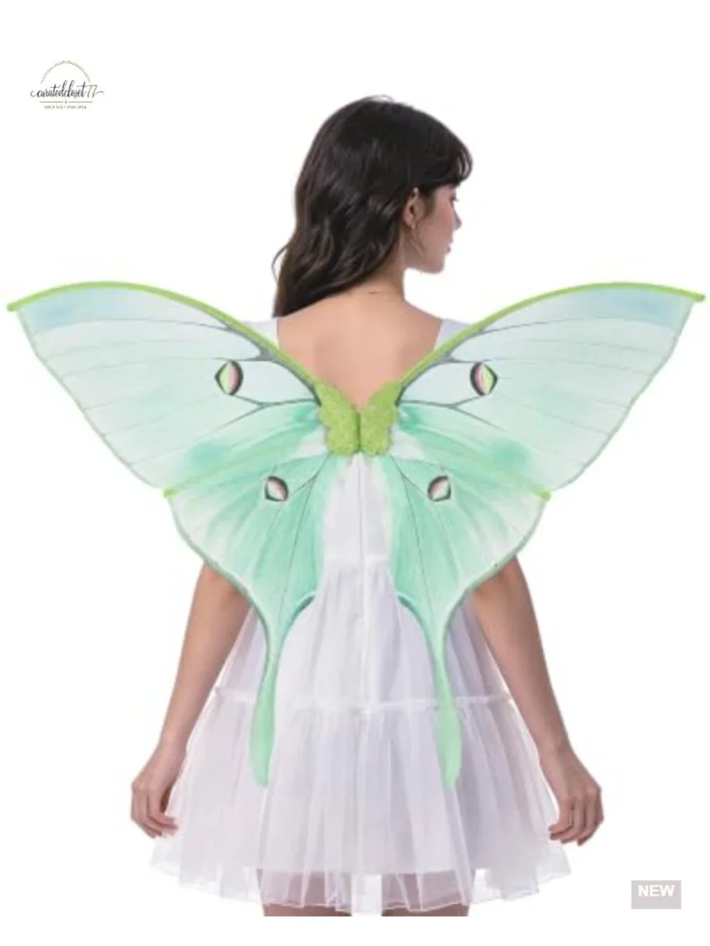 Fairy Wings Costume for Women - Transparent Organza Halloween Cosplay Props